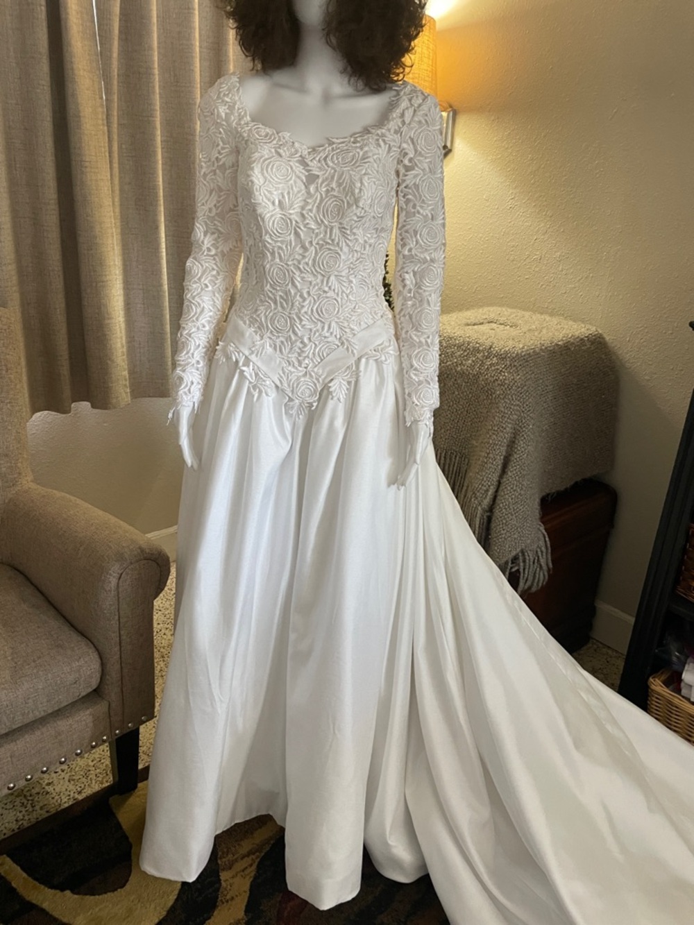 Monique Bridal Dress with full long train